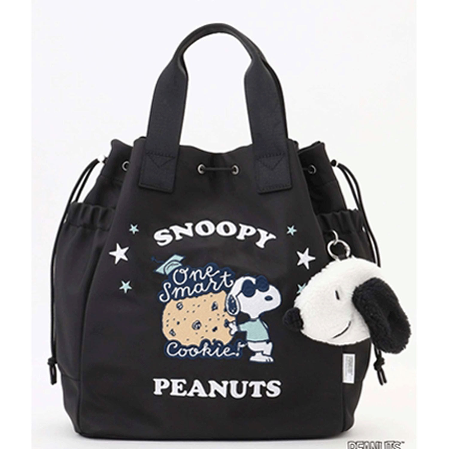 Y’SACCS × SNOOPY 2WAY抽繩束口包